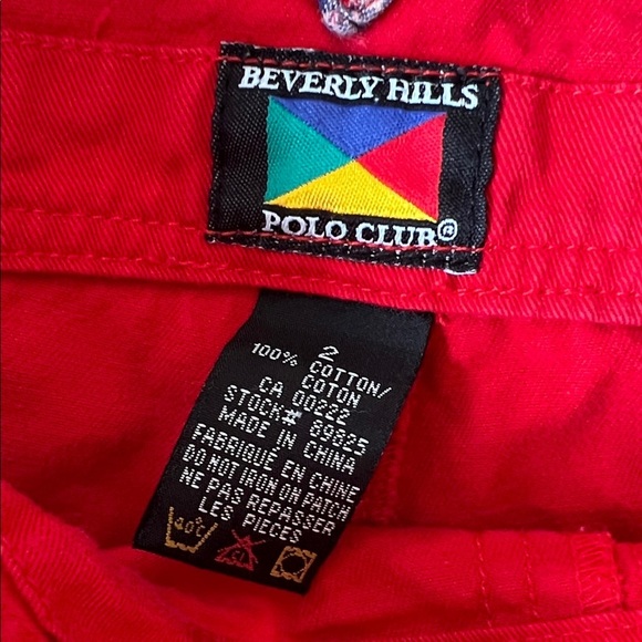 Vintage Beverly Hills Polo Club Red Kids Overalls - Picture 3 of 6